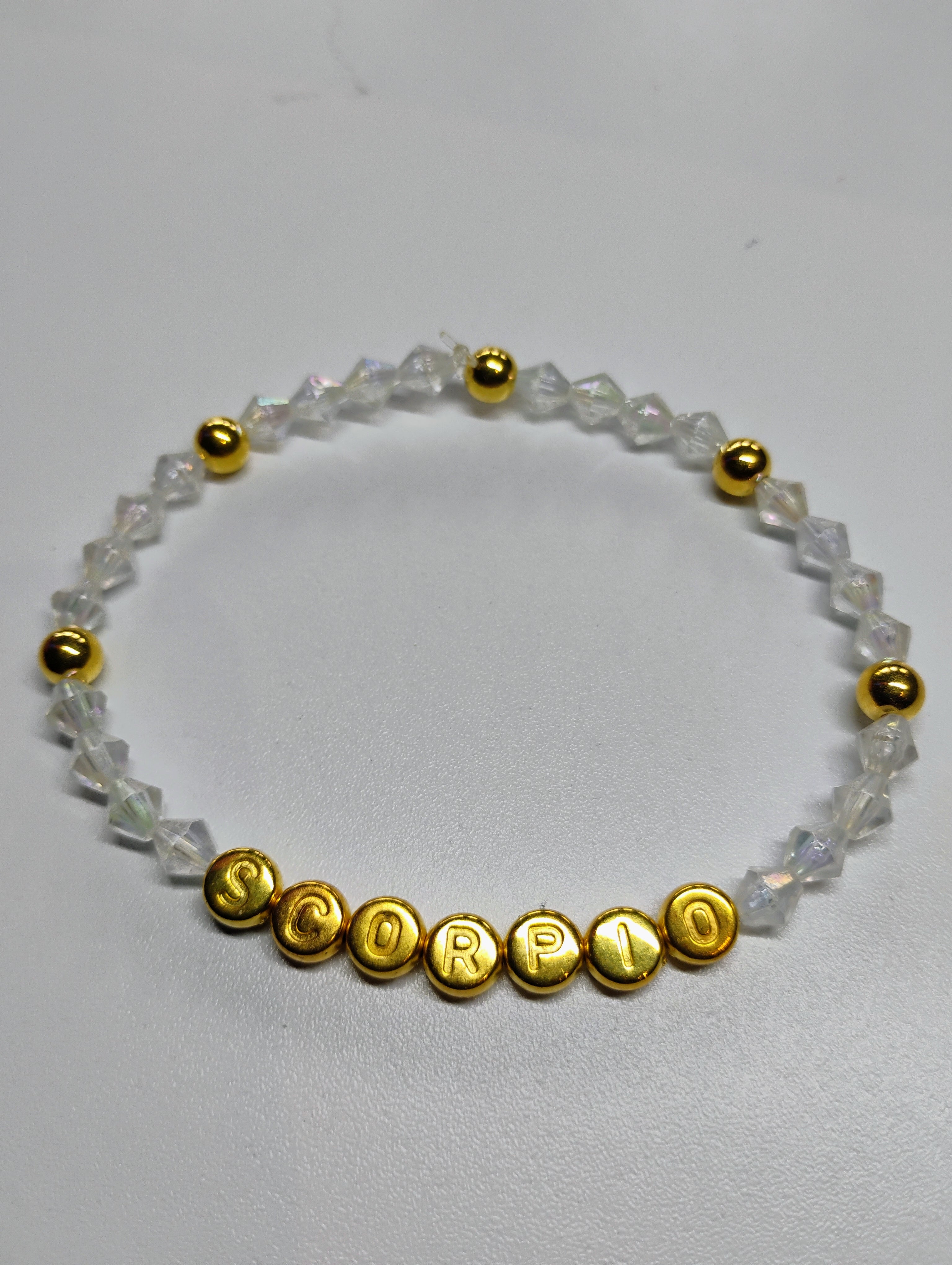 Clear Zodiac Anklet