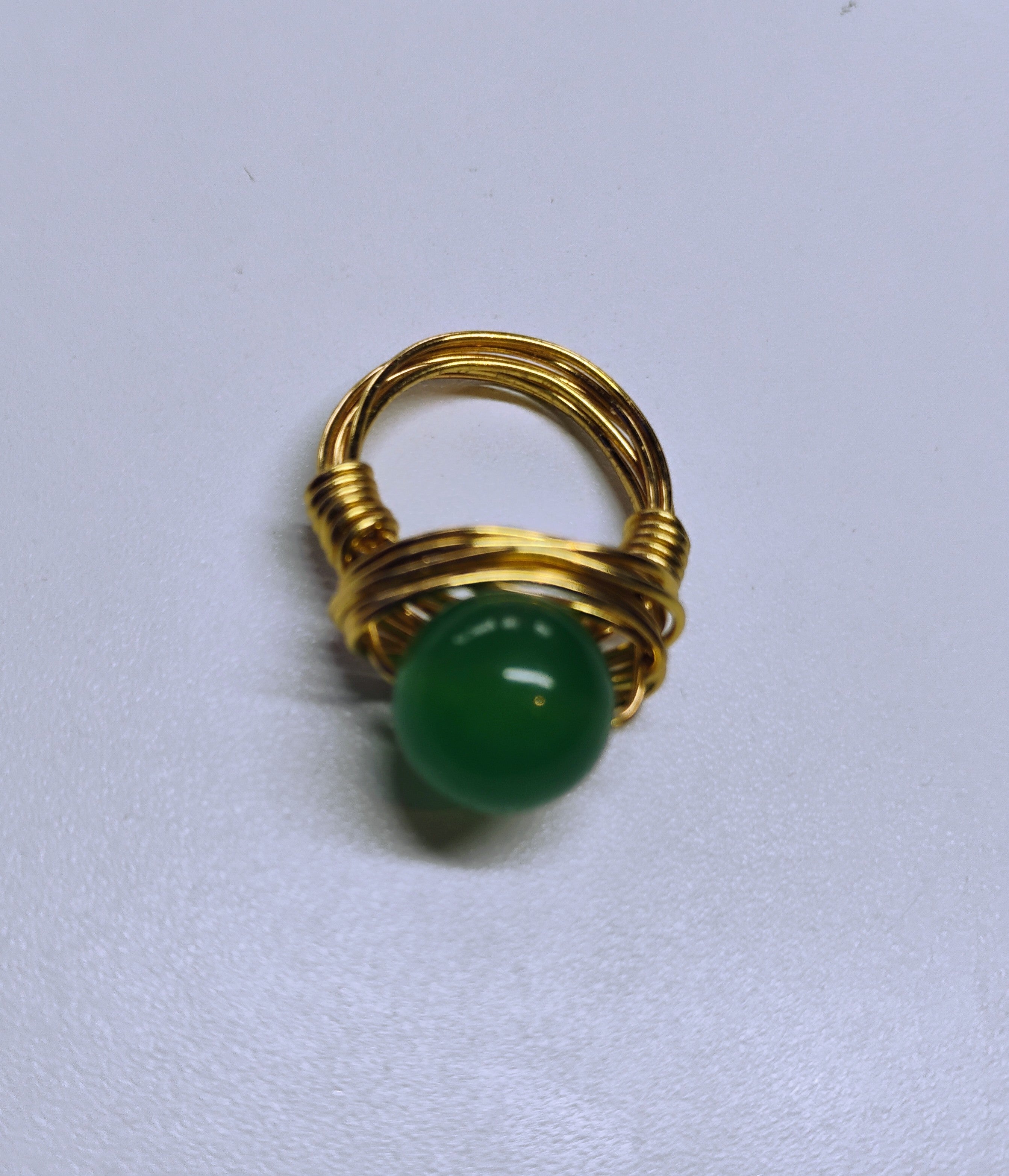Green Adverturine ring