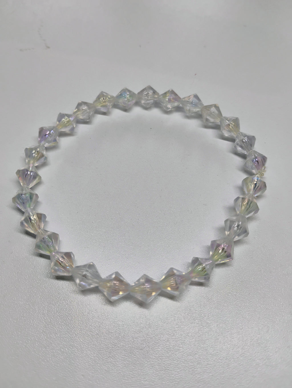 Clear & Gold anklet
