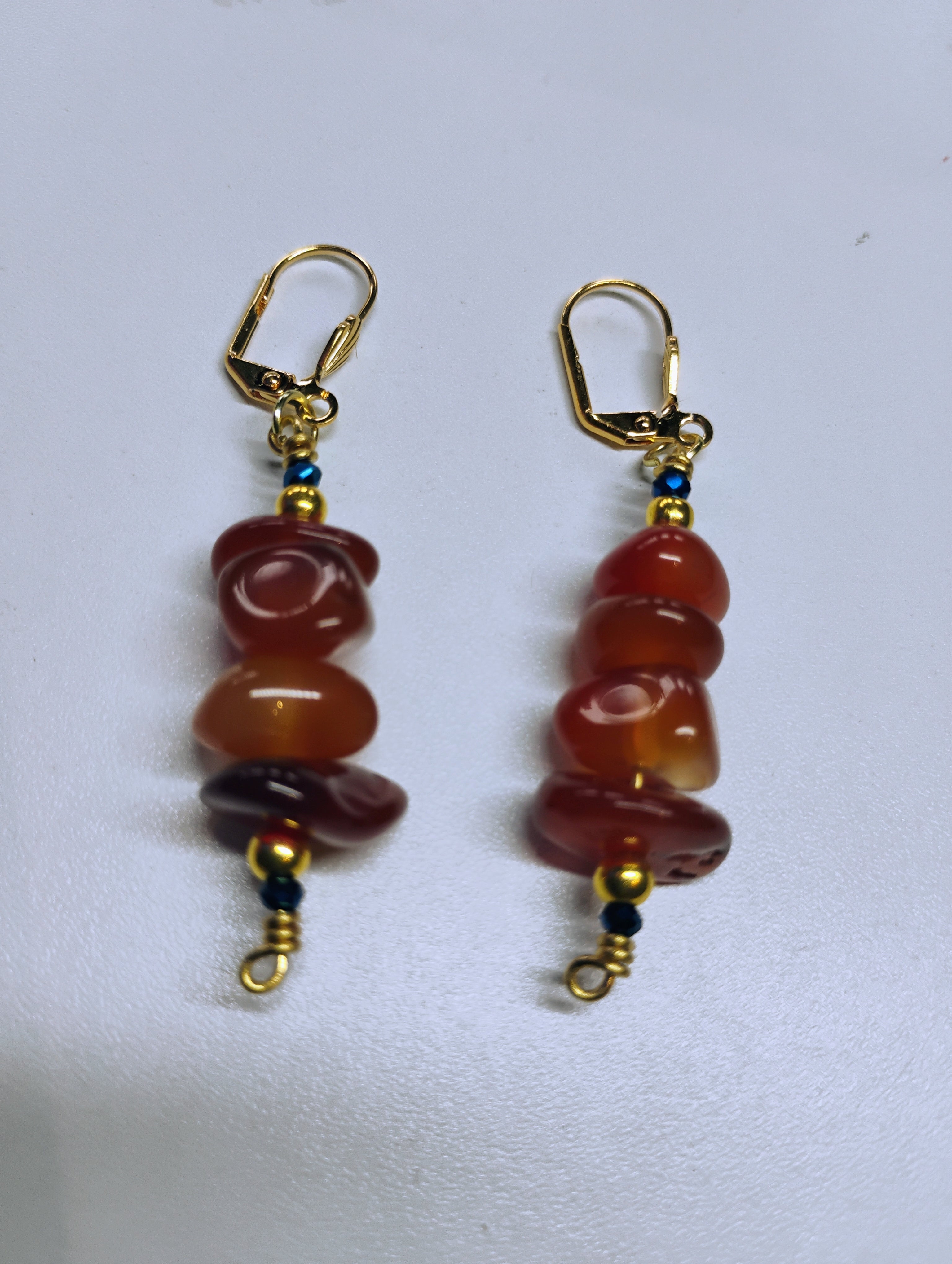 Carnelian earrings